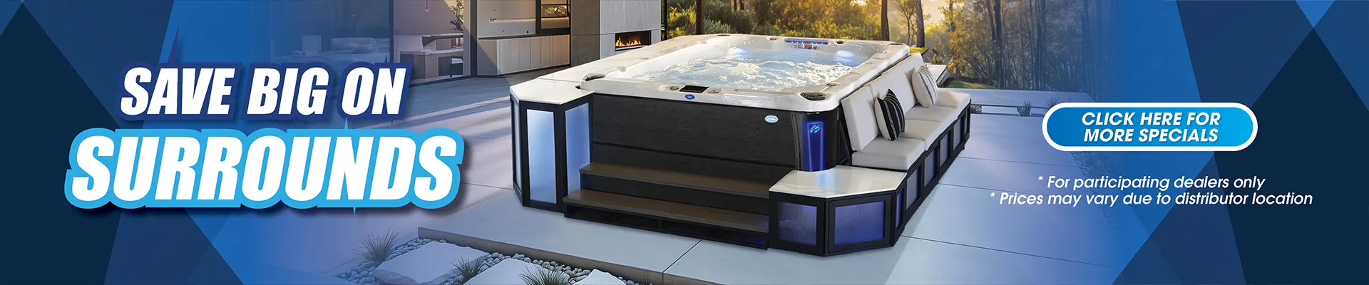 Calspas hot tub being used in a family setting - Tulare