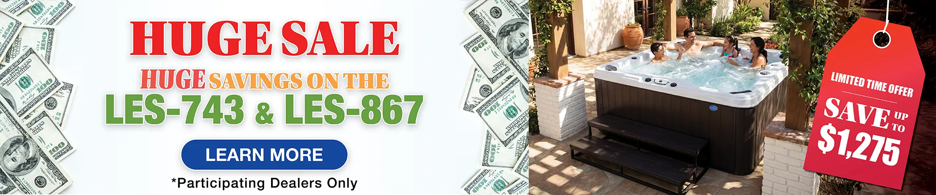 Calspas hot tub being used in a family setting - Tulare