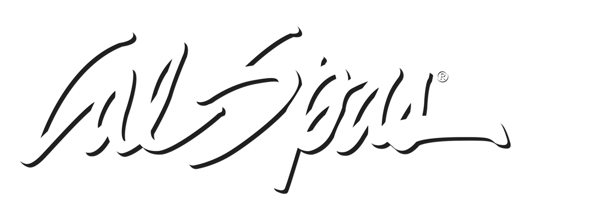 Calspas White logo hot tubs spas for sale Tulare